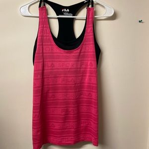 Pink Fila Sport Tank
